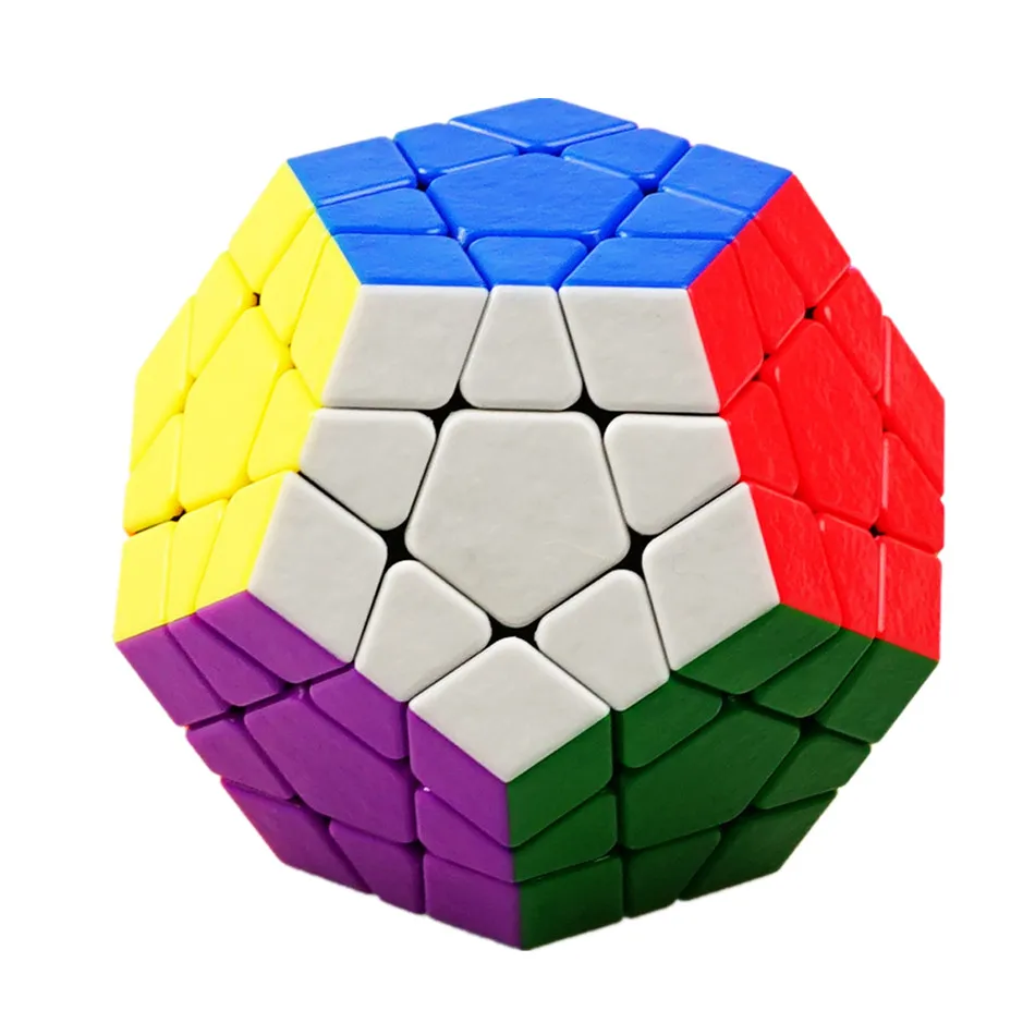 

Shengshou 3x3 Megaminxeds Cube Stickerless 3x3x3 Gem Magic Cube Frosted 3Layers Speed Professional Megaminx Puzzle Toys