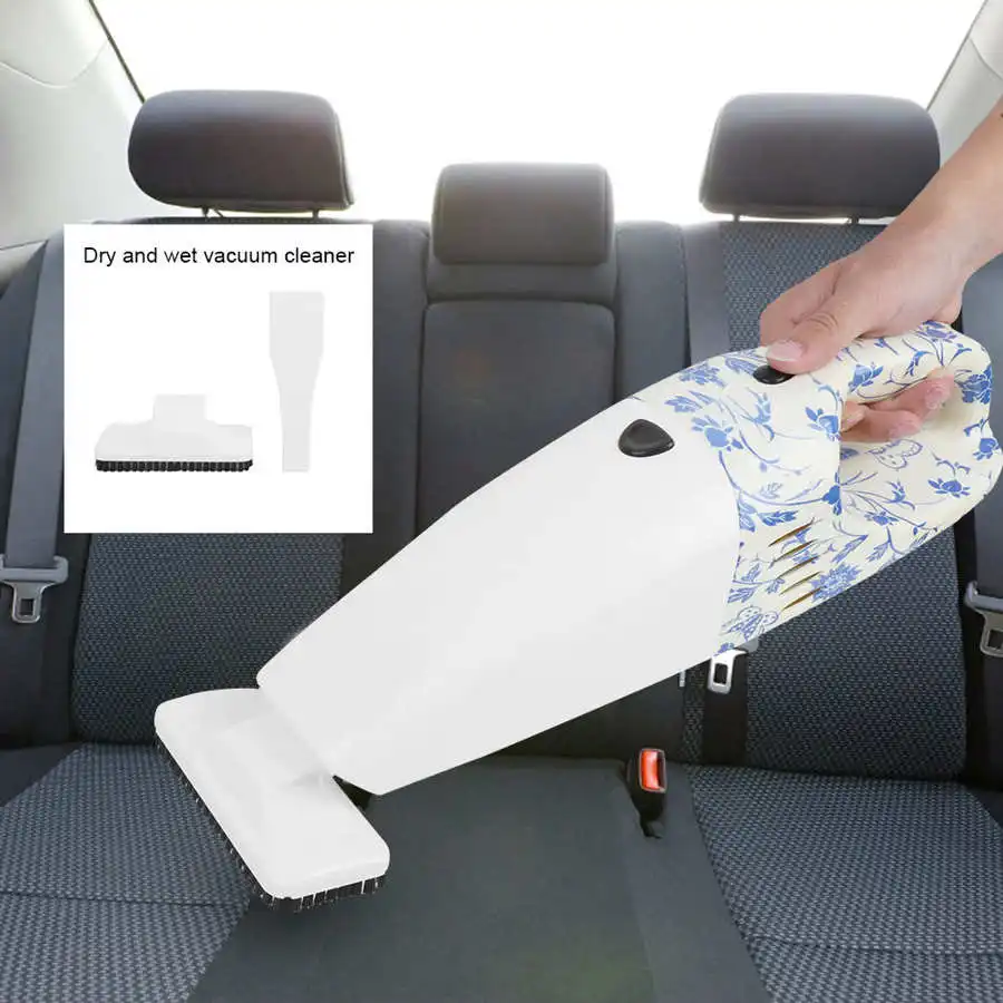 

Portable Handheld Vacuum Cleaner Wet Dry Dual Purpose Cleaning Appliances for Auto Car High Power 110W