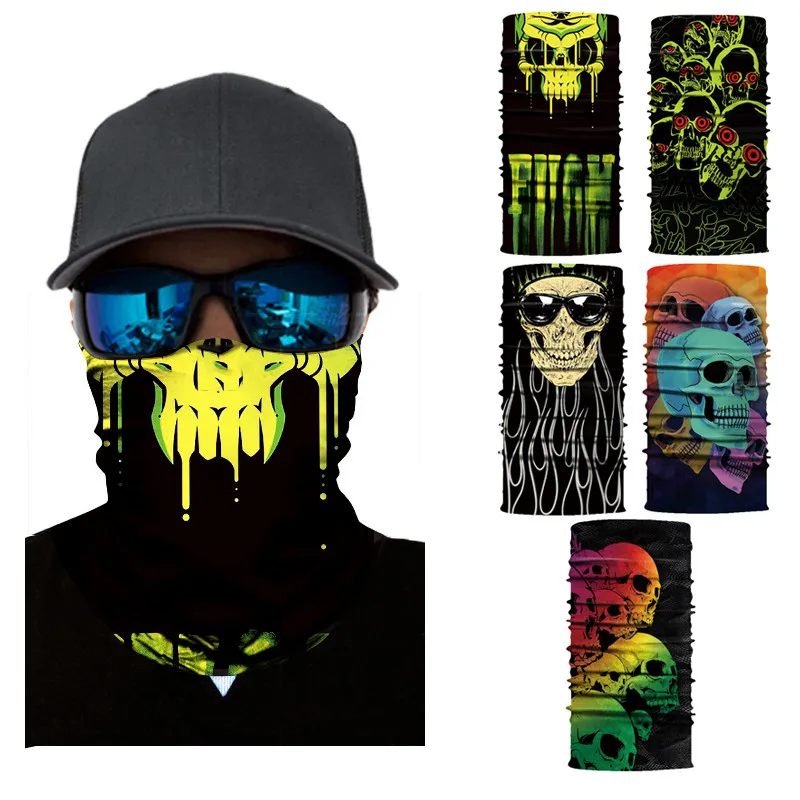 Лыжная спортивная повязка на голову походные шарфы многофункциональные шейные