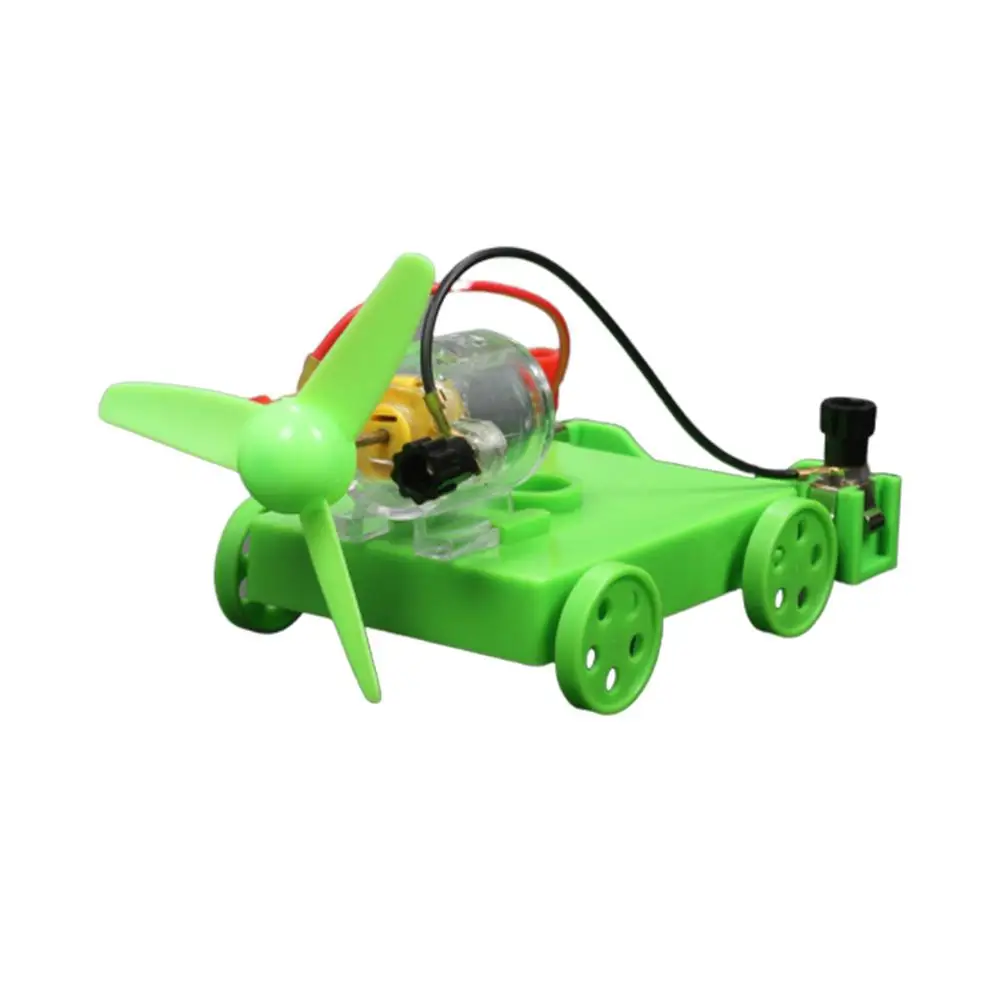 

DIY Assembly Electric Car Wind Power Experiment Physics Learning Student Toy Safe to Operate Educational Toys