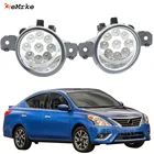 EEMRKE 2 шт. для Nissan V-Drive BR-spec 2020 2021 2022 9 штук светодиодные противотуманные фары s H11 12 в передний бампер светильник галогенная лампа