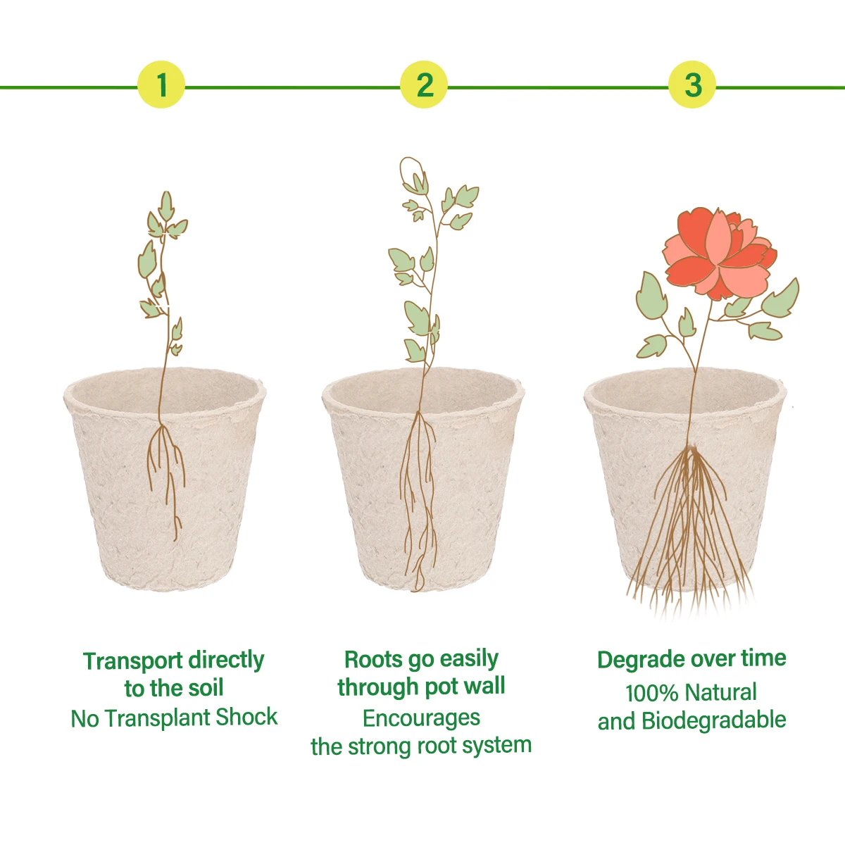 10 шт. металлический цветочный горшок настенный крюк съемный карамельный цвет