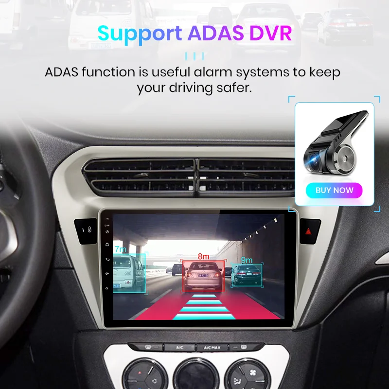 Автомагнитола Junsun V1 pro 2 ГБ + 32 Android 10 для PEUGEOT 301 Citroen Elysee 2014 2016 мультимедийный