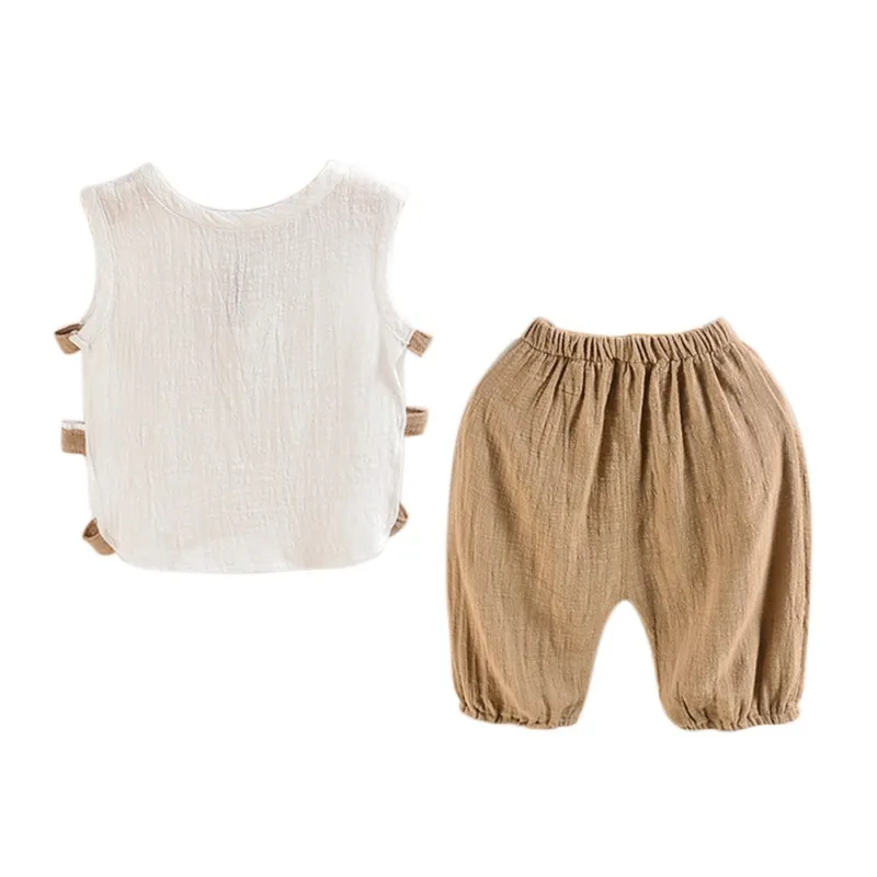 Комплекты детской одежды для мальчиков 2021 Летняя Повседневная дышащая модная