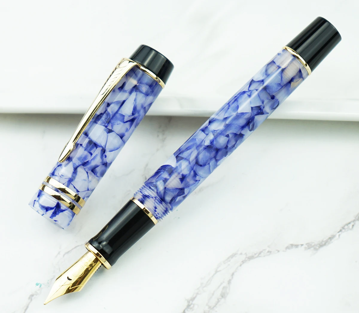 Перьевая ручка MOONMAN M600S перьевая Celluloid EF/F/M/изогнутая с конвертером качественная