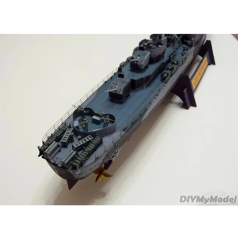 DIYMyModeI-Maqueta de papel para manualidades 3d, modelo a escala 1: 2020, destructor USS Heermann de la Segunda Guerra Mundial, trabajo Manual, 200-1