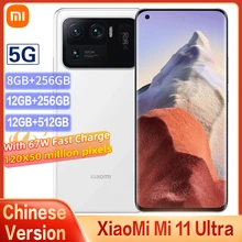 Xiaomi teléfono inteligente Mi 11 Ultra, Original, Global ROM, 5G, NFC, 12GB + 256GB, Snapdragon 888, ocho núcleos, cámara de 108MP, batería de 5000mAh (2)