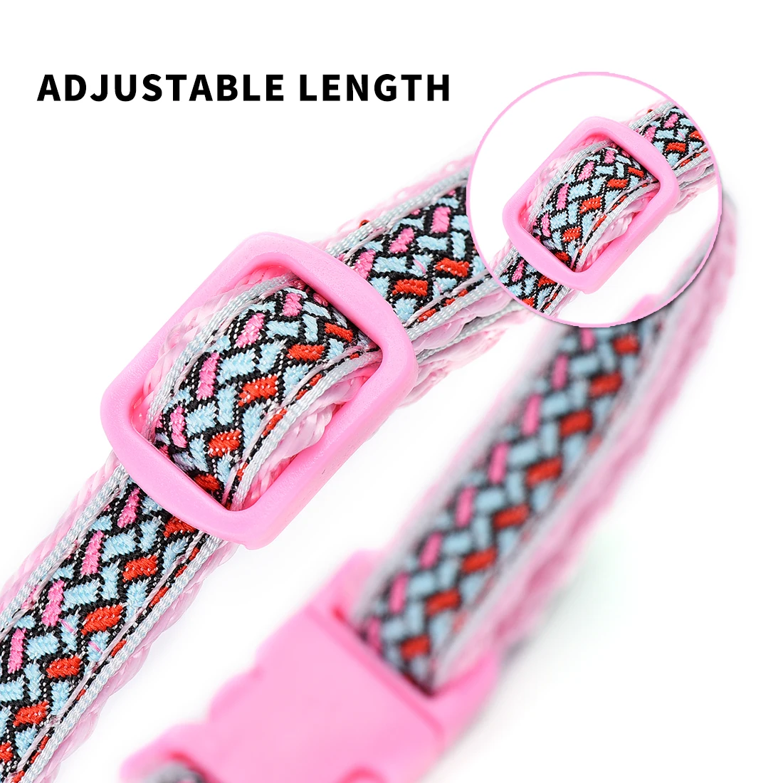 

Cat Dog Collar With Bell Camo Camouflage Print Neck Strap Polyester Adjustable Buckle Kitten Puppy Pet Leash Animal Accessories