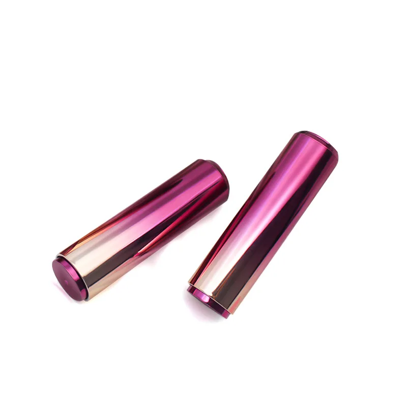 

Empty Lipstick Containers Tubes Round Gradient Purple Cosmetic Containers 12.1mm Press Bounce Lipstick Lip Balm Tube 50 pcs/lot