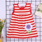 Платье для маленьких девочек, летняя одежда, платья без рукавов для детской вечеринки на свадьбу, хлопковая детская повседневная одежда, платье по низкой цене