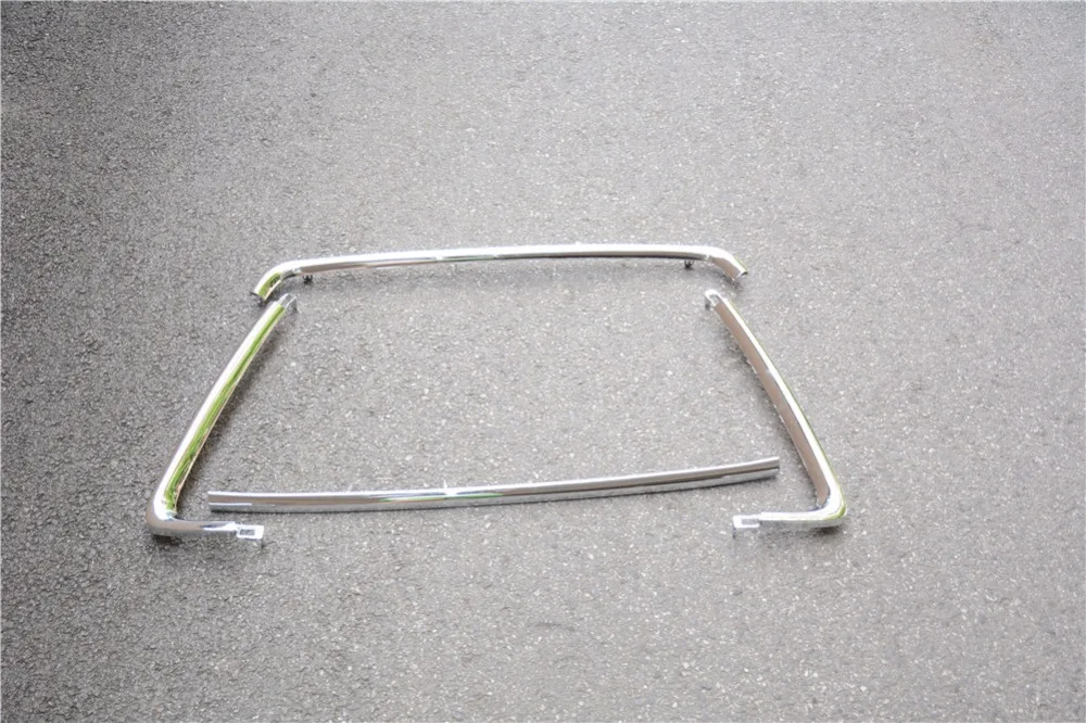 1 комплект/4 шт. хромированная решетка бампера гриль литье под давлением Накладка