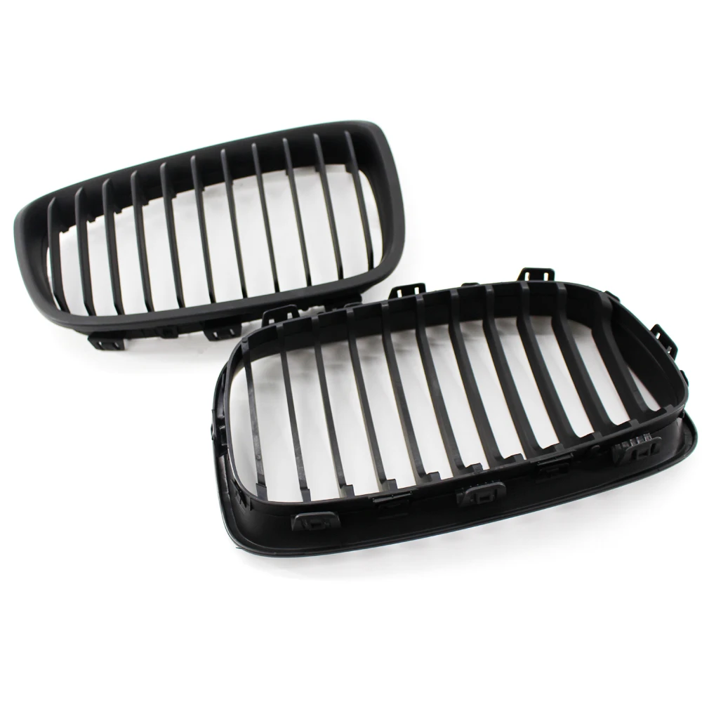 Сменный матовый черный передний бампер для автомобиля решетки радиатора