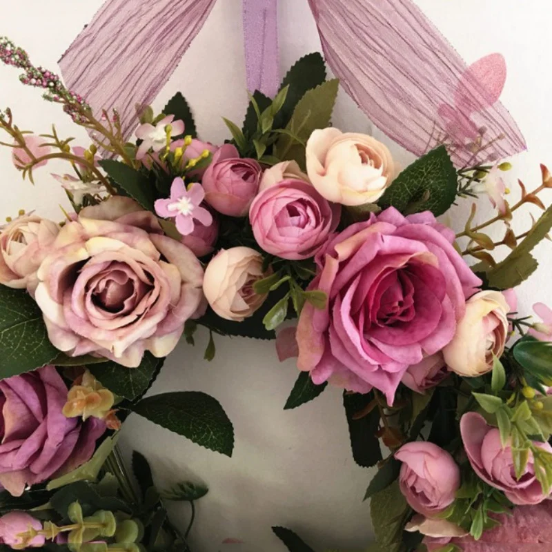 Искусственный Пион из шелка цветы венки двери отличное качество имитация