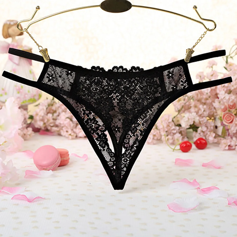 Кружевные стринги с низкой посадкой сексуальные женские вибрирующие трусики