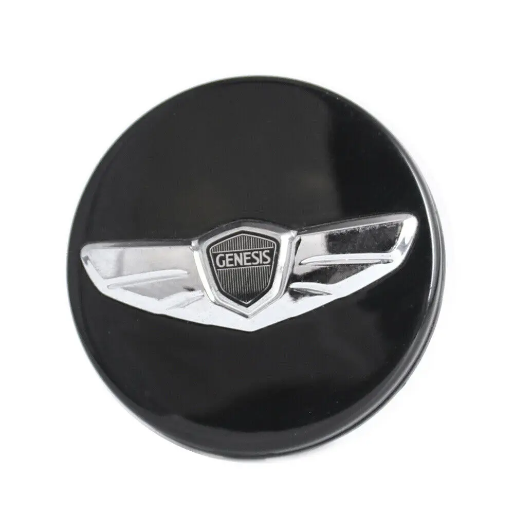4x 60mm NEW Black Wings Car Wheel Center Hub Caps Cover for Genesis Coupe 18" 19" | Автомобили и мотоциклы