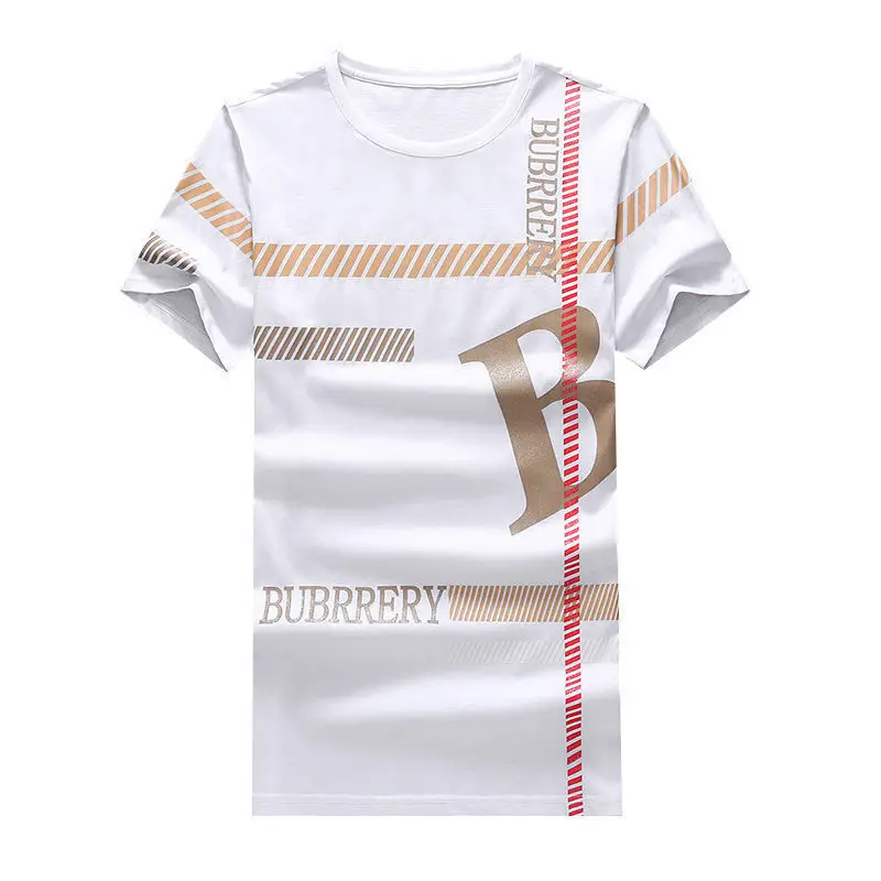 

Summer new men's short sleeve T-shirt fashion half sleeve round neck slim fashion brand printed T-shirt