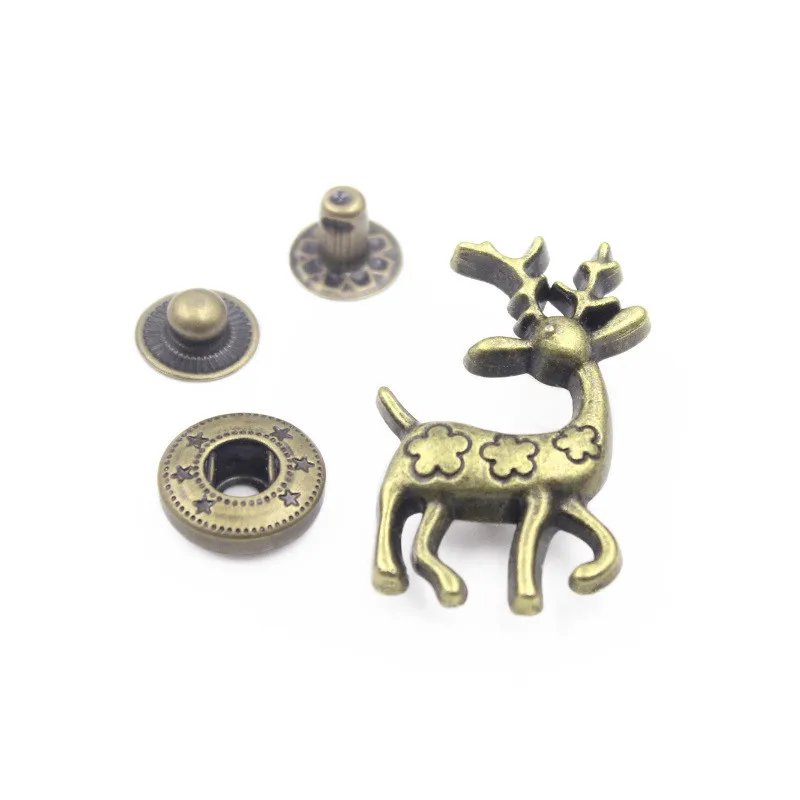 2 шт. металлические заклепки с двойной крышкой для сумок и ремней |