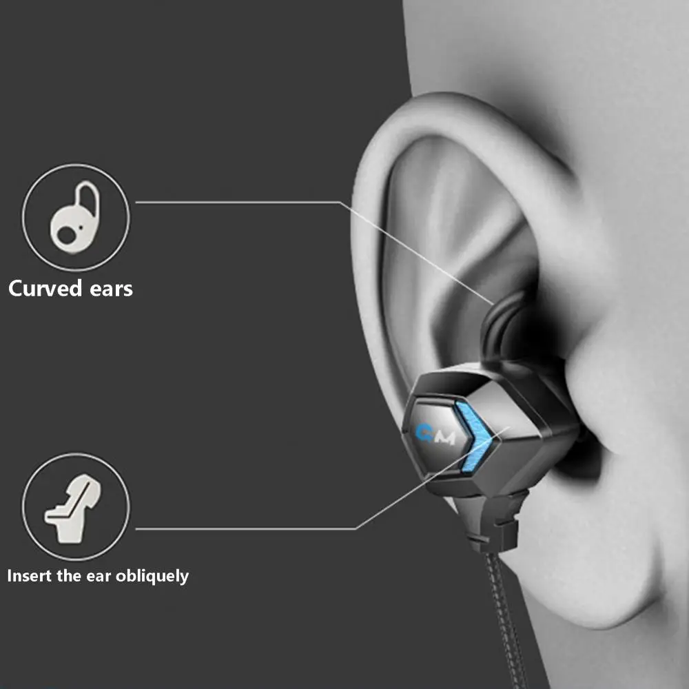 G28 Г-образный 3 5 мм шумоподавление высокое качество звука проводные динамические