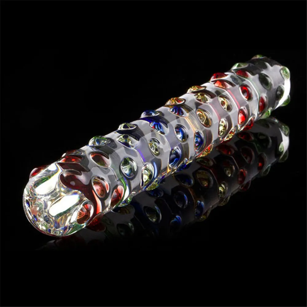 Двухсторонний искусственный пенис со стразами инструмент для мастурбации