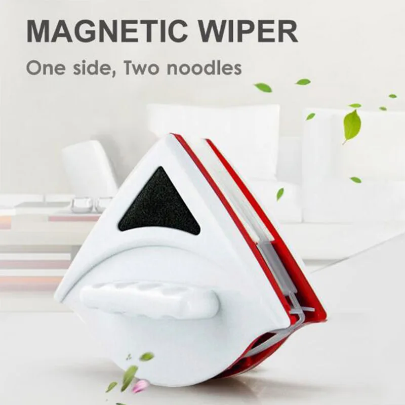 

Home Window Wiper Glass Cleaning Brush Double Side Magnetic Brush Wiper Useful Surface Brush Washing Window Glass Cleaner Tool