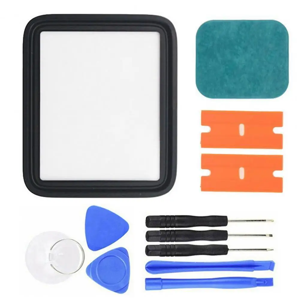 

38/40/42/44mm LCD Outer Touch Glass Screen Replacement for Apple Watch 1/2/3/4/5 Wearable Devices Smart Accessories