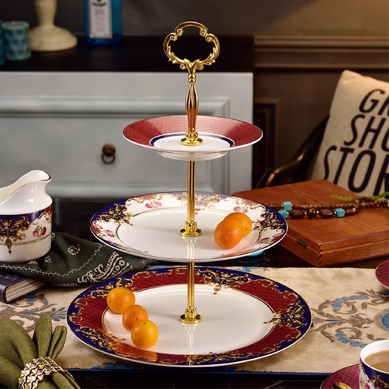 Вечерние украшения 2/3 ярус подставка для свадебного торта костяного фарфора