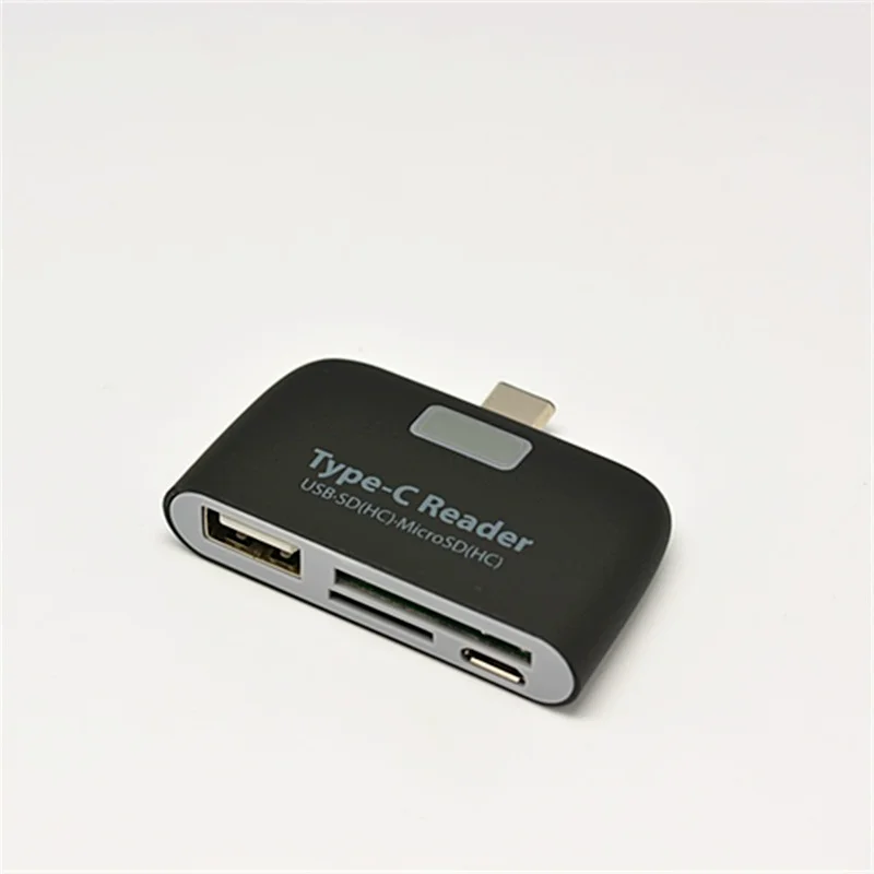 Тип-C USB3.1 мульти кард-ридер для SD TF USB2.0 Картридеры Android телефоны светодиодный