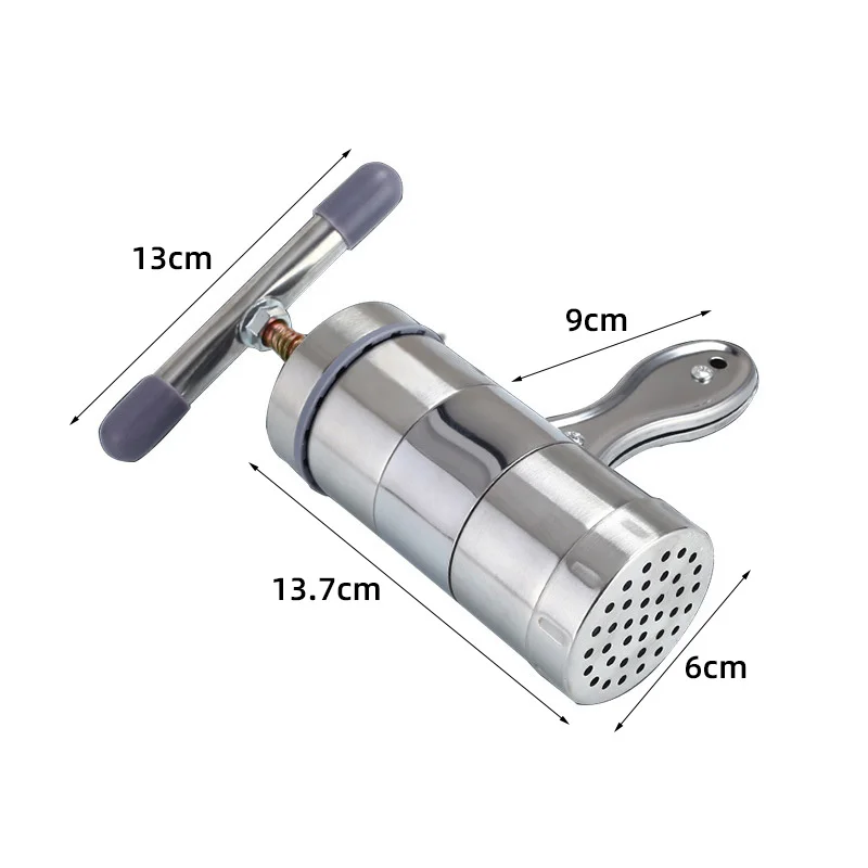 

Manual Stainless Steel Noodle Maker Press Pasta Machine Crank Cutter Fruits Juicer Cookware Making Spaghetti Kitchen Tools