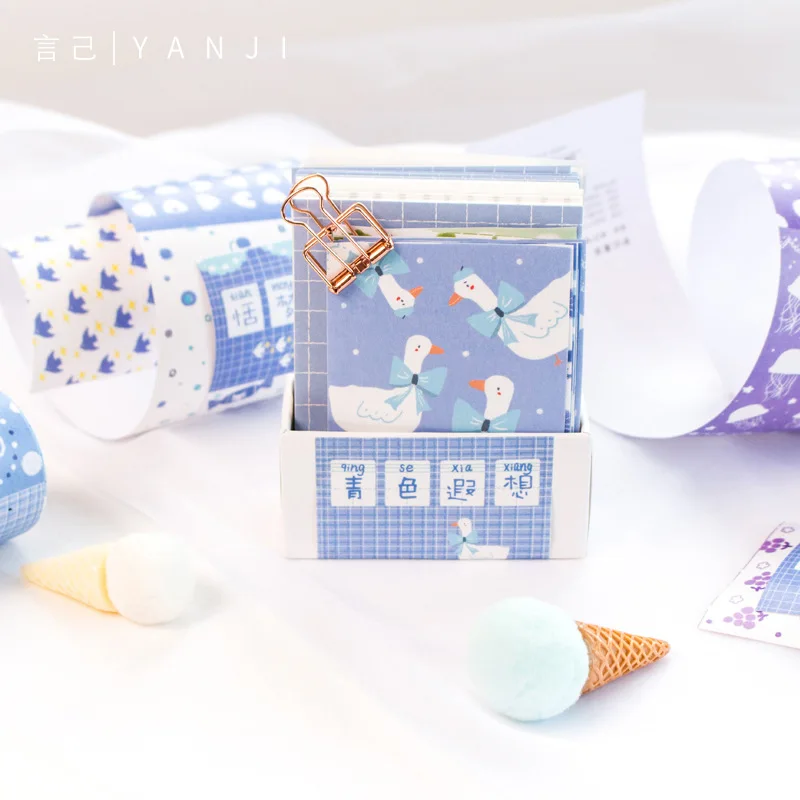 Простая клейкая лента для маскировки липкая декоративная бумага свежая ручная