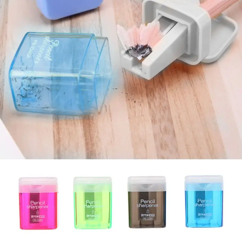 Mini Manual Pencil Sharpener Hand Portable Desktop Tool Student Stationery School Supplies C26 | Канцтовары для офиса и дома