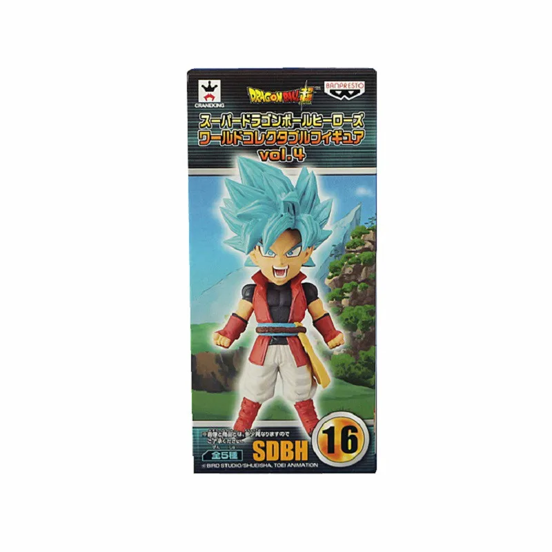 

BANDAI Dragon Ball Z Super Saiyan Torankusu Son Goku Gogeta Action PVC Collection Model Toy Anime Figure Toys For Kids