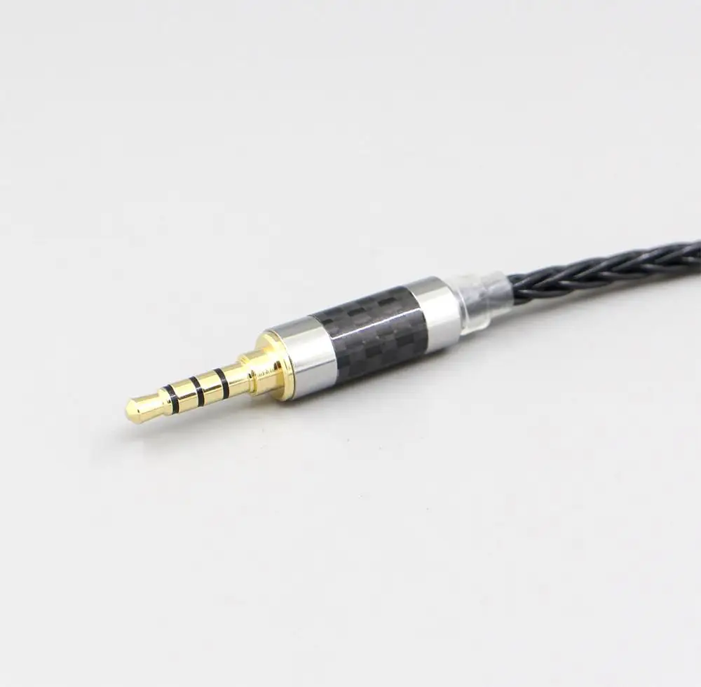 LN006456 XLR сбалансированный 8 ядер OCC Серебряный смешанный кабель для наушников Oppo