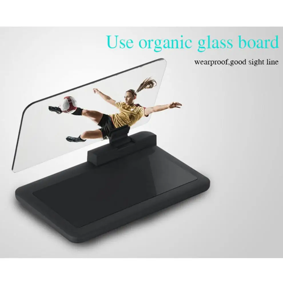 HD отражение автомобильный держатель HUD навигации мобильный сотовый телефон