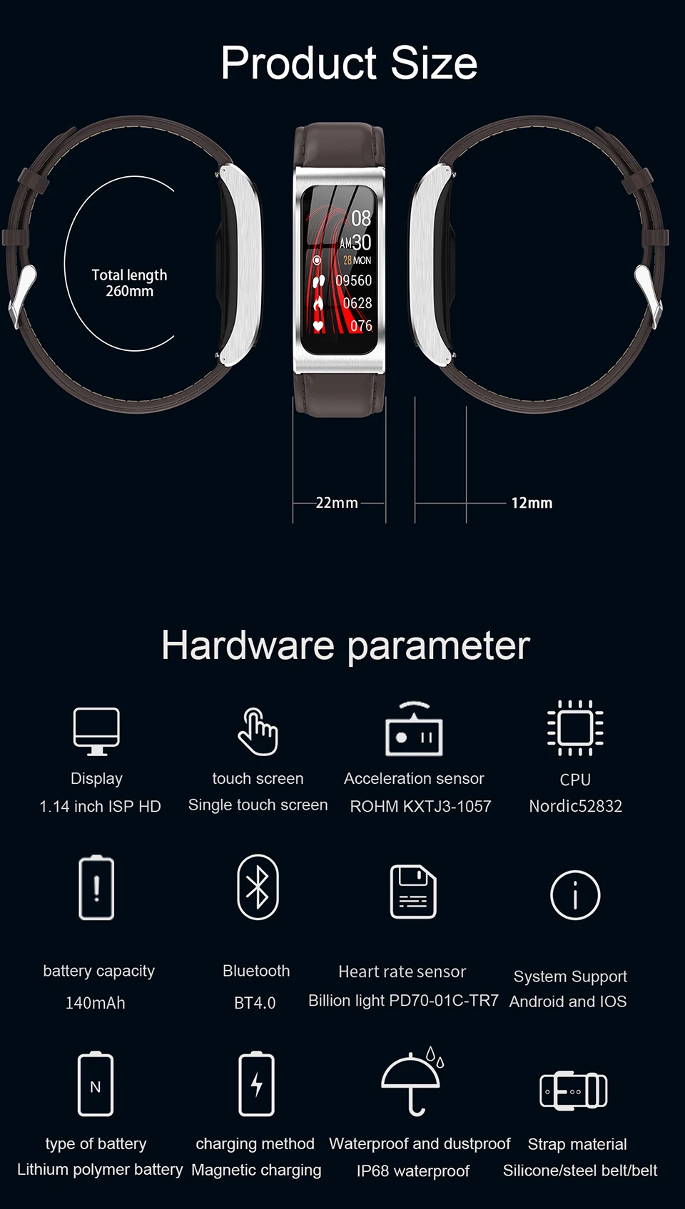 IP68 Водонепроницаемый Смарт фитнес-браслет gps-трекер Шагомер Смарт-часы для женщин Android reloj mujer relogio feminino часы saati
