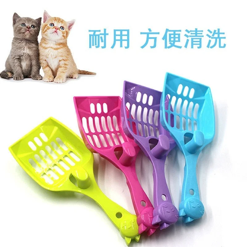 

Large long handle pet cat litter shovel plastic poop picking shovel pet poop processor cleaning supplies for easy cleaning