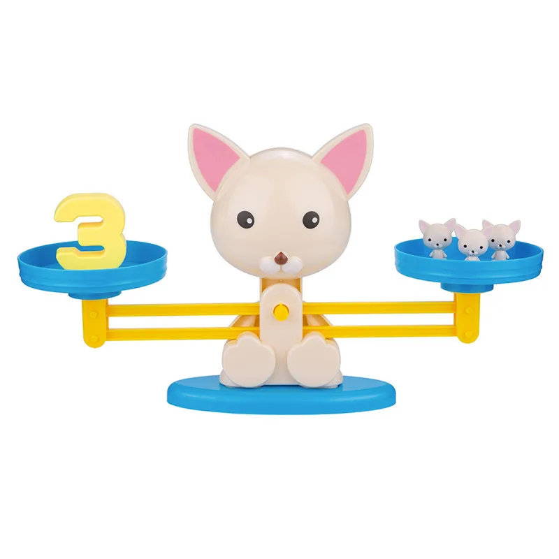 Весы баланса математические числа матч игра доска детские игрушки цифровое