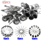 45 шт., Набор щеток из нержавеющей стали для дрели