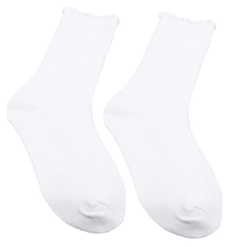 Мягкие хлопковые носки сезон осень зима винтажные женские Однотонные эластичные