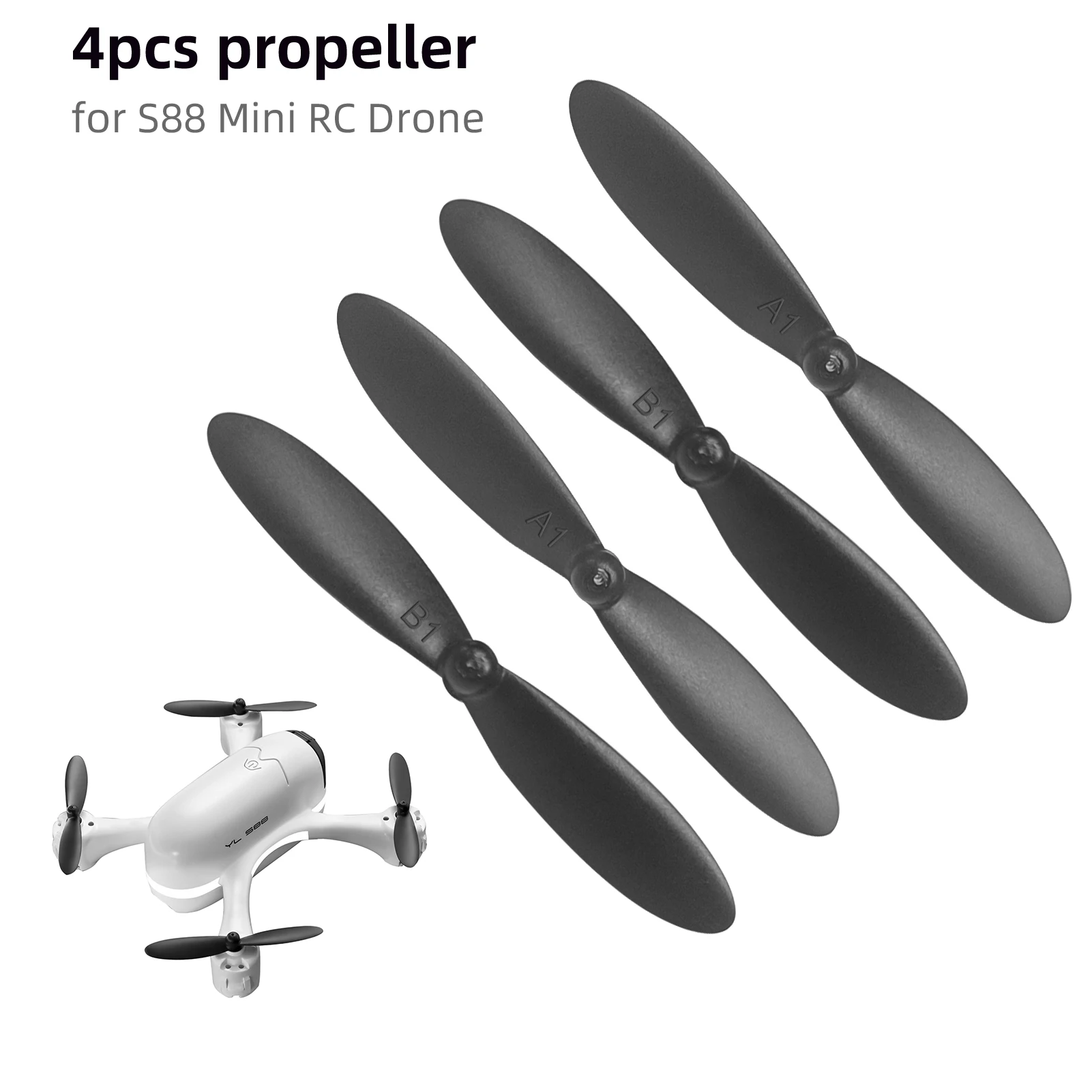 

4PCS Propeller RC Accessories for S88 Mini RC Drone