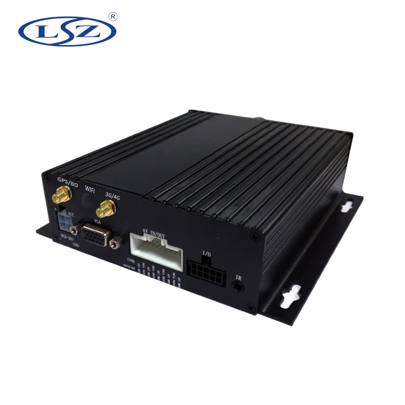 2.0MP AHD 1080P 4Ch двойная SD-карта GPS 3G Мобильный DVR для прицепа грузовика автомобиля