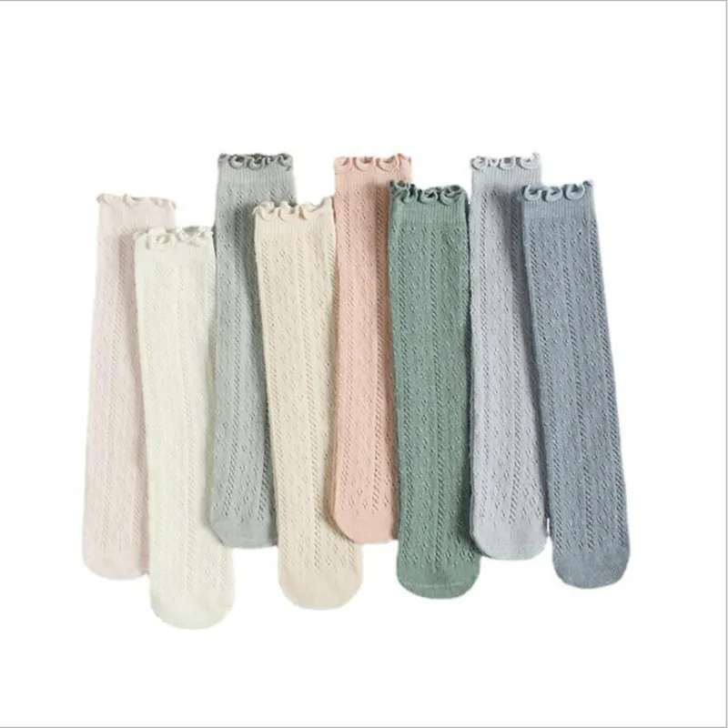 

Children Socks For Girls Summer Cotton Long Tube Socks Knee High Toddler Princess Socks Baby Summer Infant Socks
