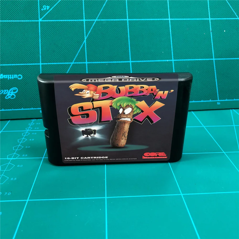 Картридж для игр Bubba n Stix 16 бит MD консоли MegaDrive Genesis|Запасные части| |