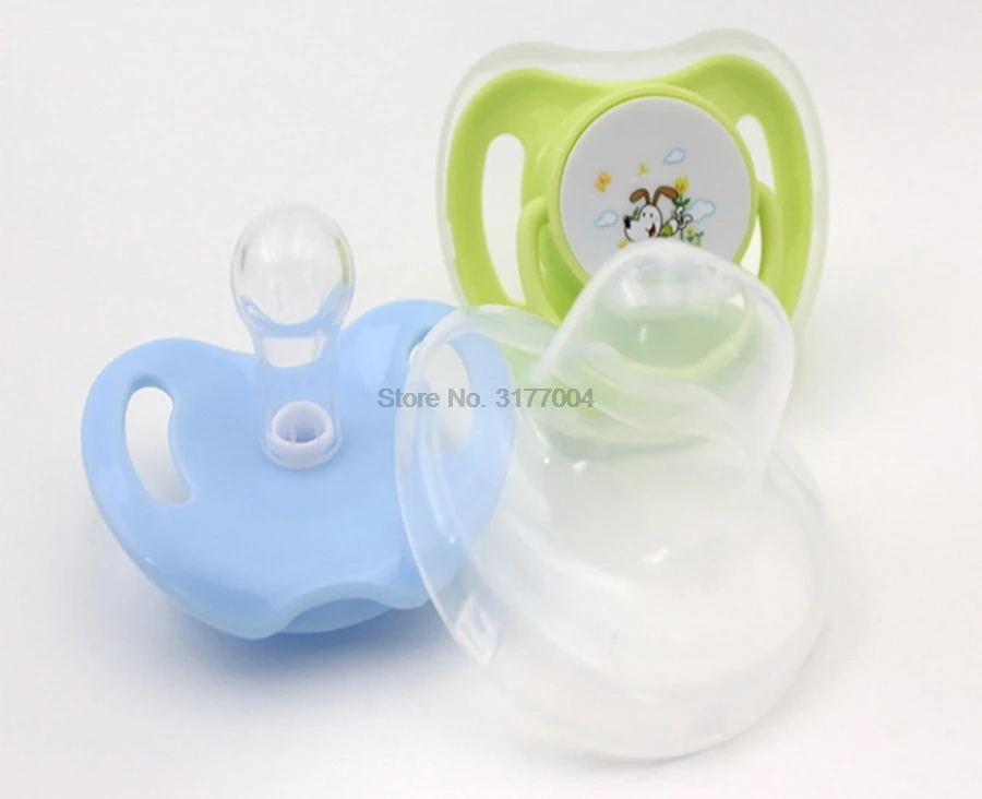 DHL 1000 шт детские животные печати пустышки безопасный пищевой Клас силиконовые
