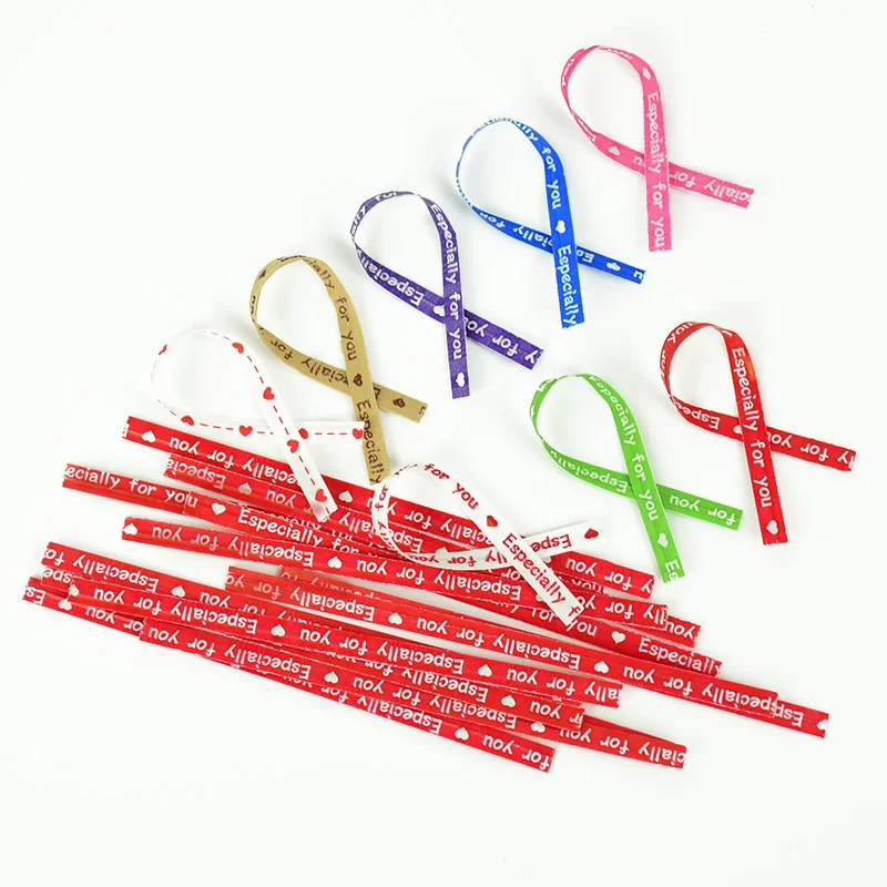 100 шт/упак 9 см Цветные завязки для конфет, тортов, украшений, леденцов, подарочной упаковки. Инструменты для вечеринок, особенно для вас.