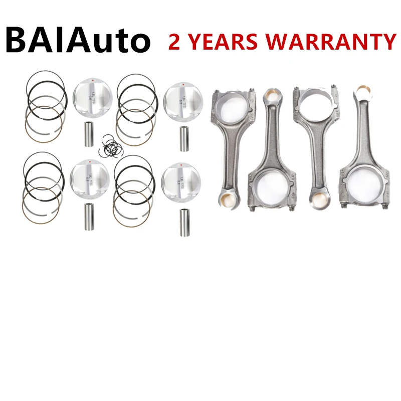 

06J198151B 06H107065BK поршневое кольцо в сборе и набор поршневых Шатунов для VW Passat Golf для Audi A3 A4 A5 TT 1,8 T 06J198401F