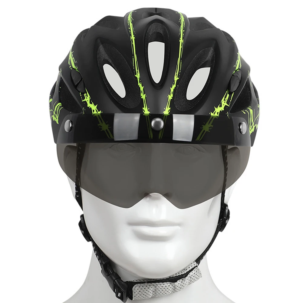 

Велосипедный шлем для взрослых со съемными магнитными очками Регулируемый шлем для горного и шоссейного велосипеда для мужчин и женщин муж...