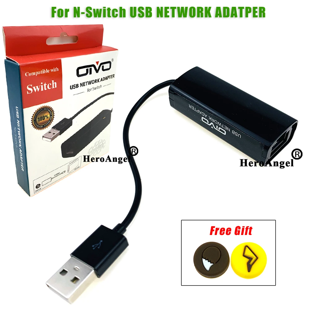 2021 USB Ethernet адаптер 2 0 10/100 Мбит/с сетевая карта к RJ45 Lan для Windows 10 Nintendo Switch