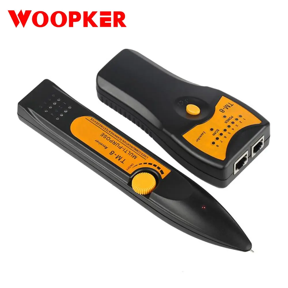 Тестер сетевого кабеля Lan трассировщик проводки для RJ11 RJ45 Cat5 Cat6 автоматические