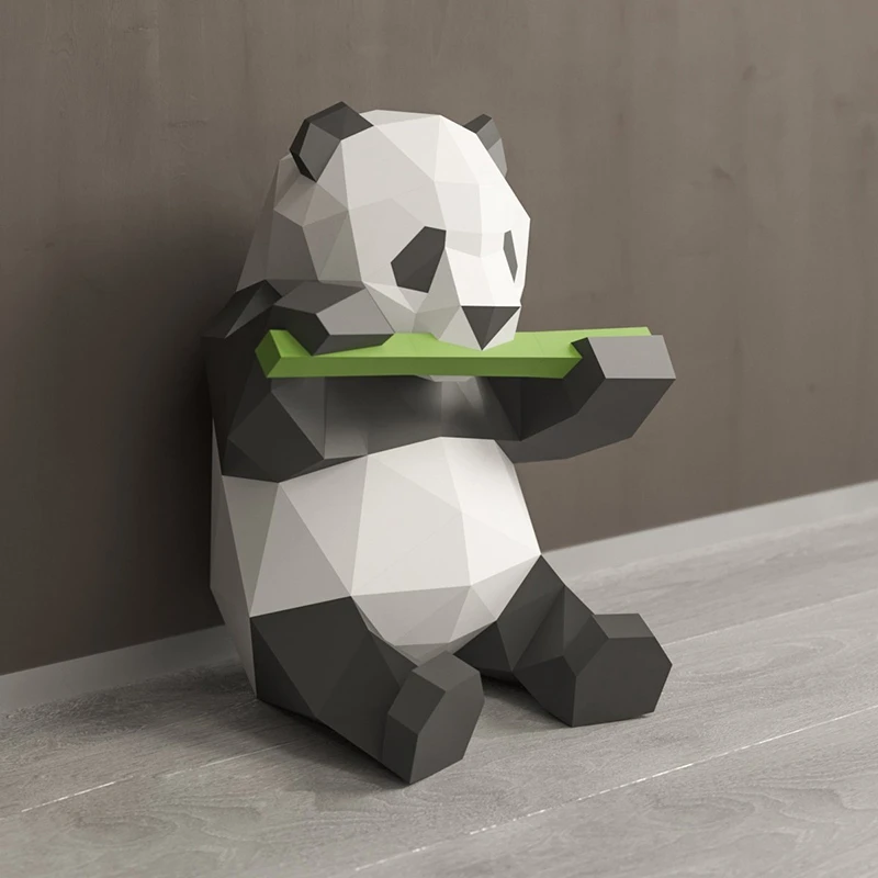 3D Тип панда животная бумажная модель игрушка домашний Декор для гостиной DIY