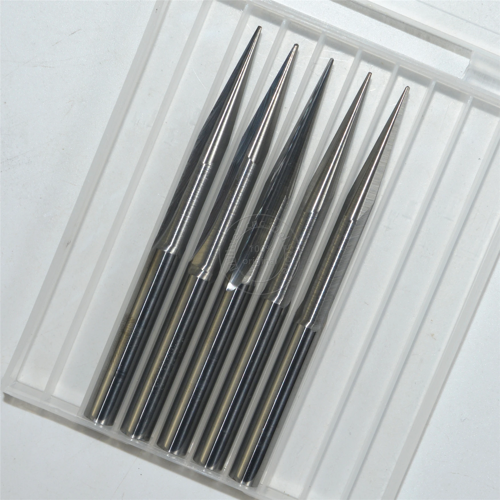 Концевая фреза из карбида древесины с ЧПУ 5 шт-d6*10 ° * R0 25*80 л. для деревообработки